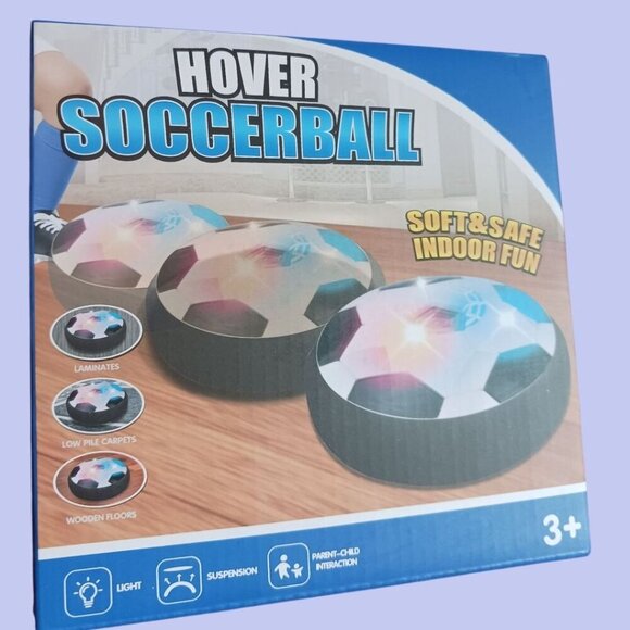 Hover Soccer Ball With LED Lights Indoor Game For Kids & Adults - Picture 3 of 5
